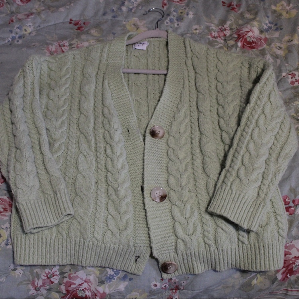 Button up cardigan sweater